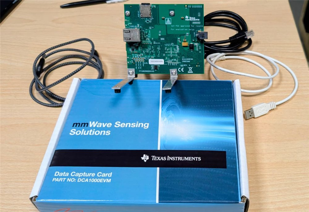 Texas Instruments DCA1000EVM data capture card for mmWave sensing