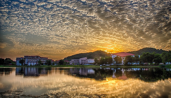 IIT Guwahati at sunset